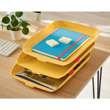 Notesblok Cosy spiral L kva 80 ark 100g blå