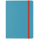 3-klap elastikmappe Cosy PP A4 blå