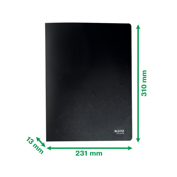 Displaybog recycle PP 20 lommer sort