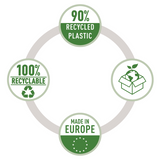 Displaybog recycle PP 20 lommer sort