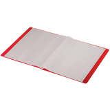 Displaybog recycle PP 40 lommer rød