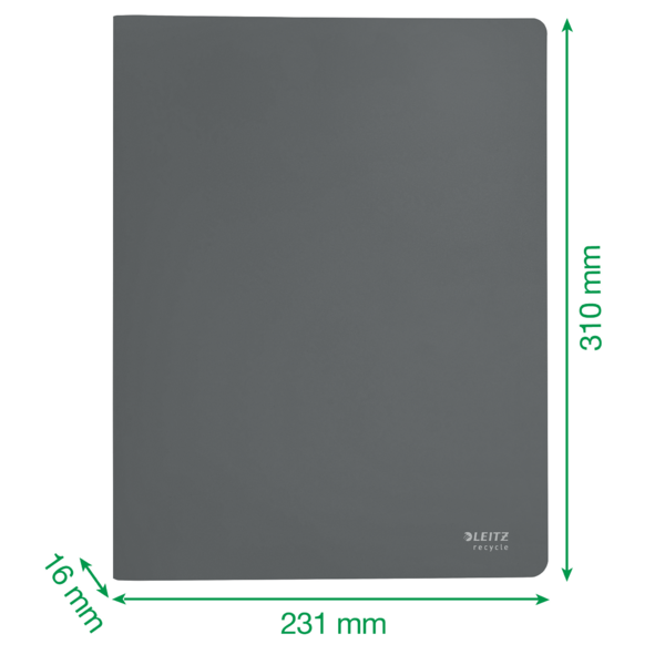 Displaybog recycle PP 40 lommer blå