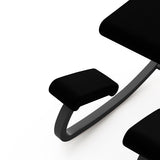 Knæstol Varier Variable sort, REV 194 sort