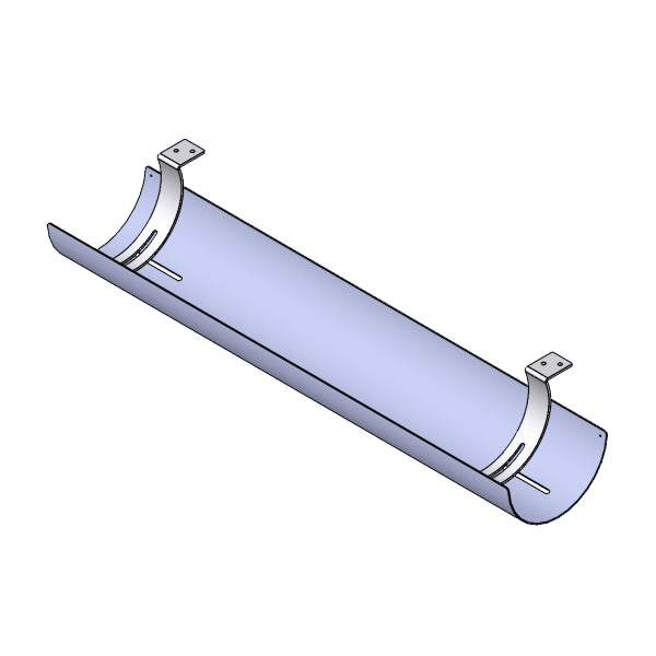 Kabelholder Halfpipe til bord, Sort 790 mm – image 2