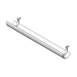 Kabelholder Halfpipe til bord, Hvid 1150 mm