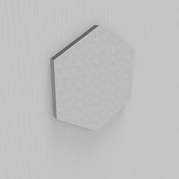 Götessons Lydabsorbent Honey EcoSUND, 600x520x40 mm Hvid, uden tekstil – Lydabsorbenter (billede 1)