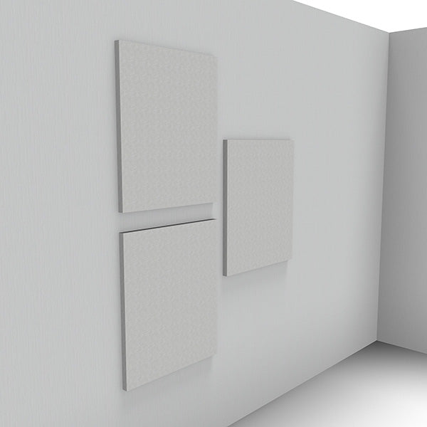 Lydabsorbent Sound Off EcoSUND Væg, 1000x1000x50 mm Hvid, uden tekstil – image 1