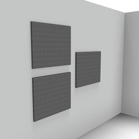 Lydabsorbent Sound Off EcoSUND Væg, 1000x1000x50 mm Grå, uden tekstil