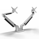 Skærmholder Zap Twin, Alugrå