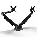 Götessons Skærmholder Zap Twin, Sort – Skærm- og laptoptilbehør (billede 1)