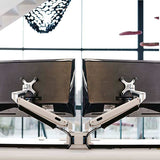 Skærmholder Zap Twin, Sort