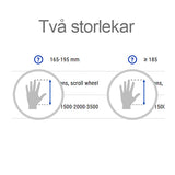 R-Go HE Mus, Medium, Venstre, Med kabel