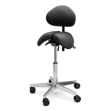 Sadelstol Polo Split høj med ryglæn