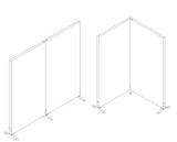 Skærmvæg ESD 1750x1200 mm Grå – image 4