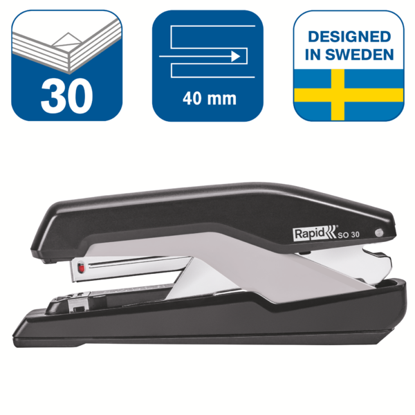 Hæftemaskine SO30 Omnipress t/30ark sort