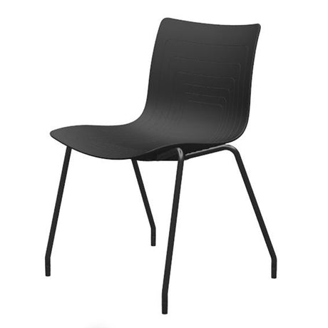 Ergoff Stol 5 Waves Sort – Konferencemøbler (billede 3)