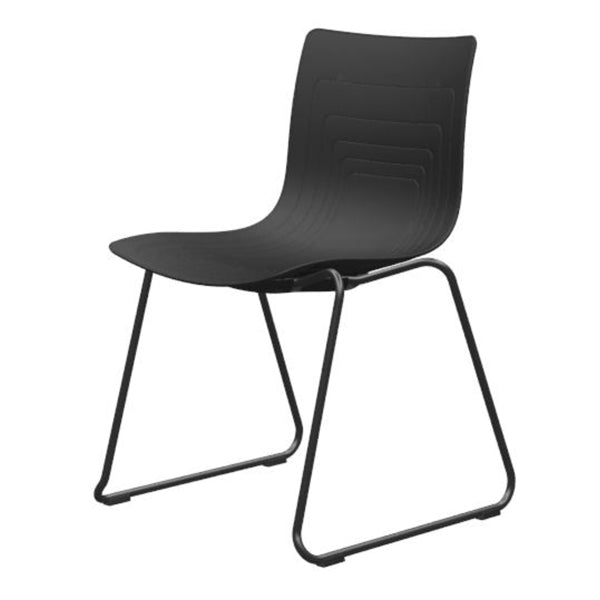 Ergoff Stol 5 Waves Sort Meder – Konferencemøbler (billede 3)