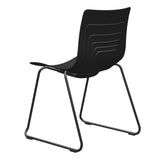 Ergoff Stol 5 Waves Sort Meder – Konferencemøbler (billede 5)