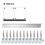 Vægkit til montering af skabs bredde 1000mm