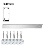 Vægkit til montering af skabs bredde 200mm