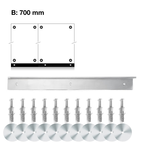 Vægkit til montering af skabs bredde 700mm – image 1