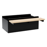 Høj sokkel siddebænk i birk 1000x550mm