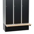 Sonesson Høj sokkel siddebænk i birk 1200x550mm – Garderobeskabe & tilbehør (billede 1)