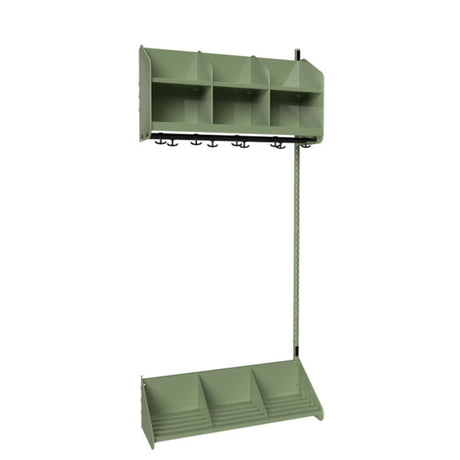 BST Kombination A,  Påbygningssektion 3 pladser B 900 mm, grøn – image 2