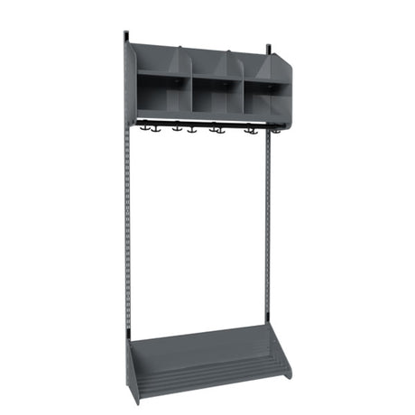 BST Kombination B,  Startsektion 3 pladser B 900 mm, mørk grå – image 2