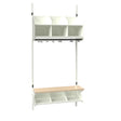 BST Kombination C,  Startsektion 3 pladser B 900 mm, hvid – image 1