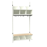 BST Kombination C,  Startsektion 3 pladser B 900 mm, hvid – image 2