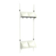 Sonesson BST Kombination E,  Startsektion 2 pladser B 600 mm, hvid – Børnegarderober