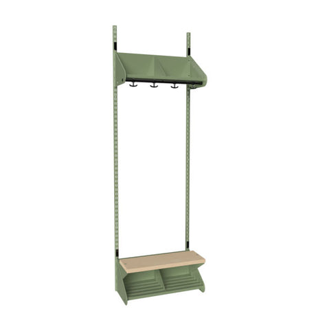 BST Kombination G, Startsektion 2 pladser B 600 mm, grøn – image 1