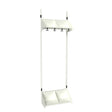 Sonesson BST Kombination G, Startsektion 2 pladser B 600 mm, hvid – Børnegarderober