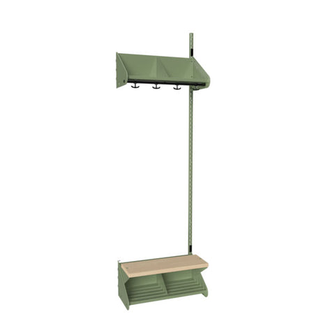 BST Kombination G, Påbygningssektion 2 pladser B 600 mm, grøn – image 1