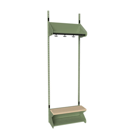 BST Kombination H, Startsektion 2 pladser B 600 mm, grøn – image 2