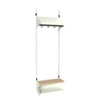 Sonesson BST Kombination H, Startsektion 2 pladser B 600 mm, hvid – Børnegarderober