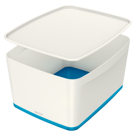 Opbevaringsboks MyBox L hvid/blå