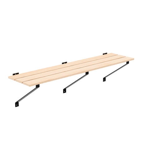 Væghængt bænk i fyr, bredde 1500 mm