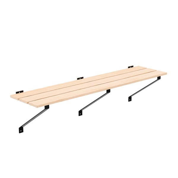 Væghængt bænk i fyr, bredde 1500 mm – image 1