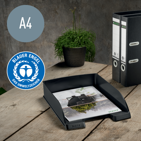 Brevbakke recycle stabelbar A4 sort