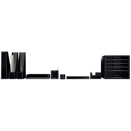 Desk Cube Leitz Dual 4-skuffer sort