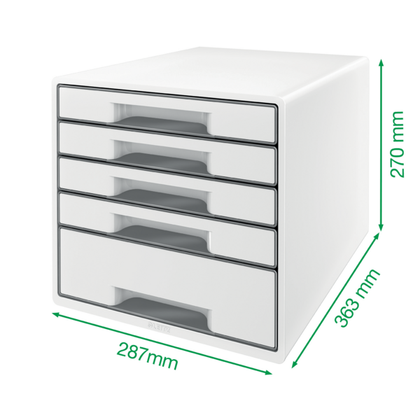 Desk Cube  5-skuffer hvid
