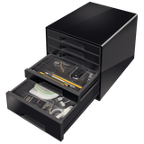 Desk Cube Leitz Dual 5-skuffer sort