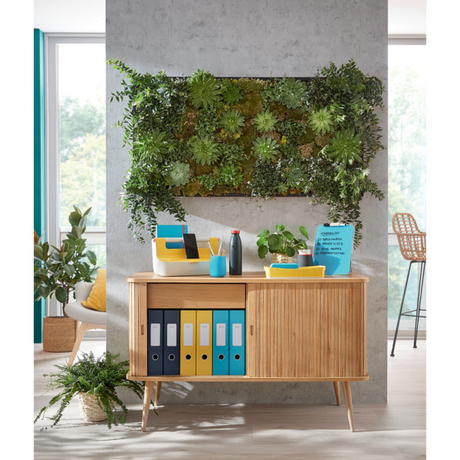 Brevbakke+organizer Cosy gul (2)