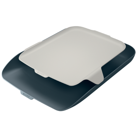 Letter Tray+Organizer Cosy velvet grey