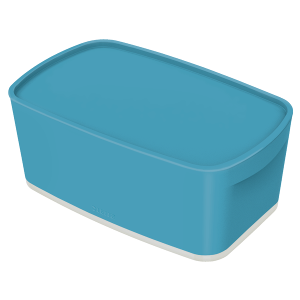 Opbevaringsboks MyBox S m/låg Cosy blå