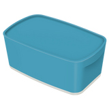 Opbevaringsboks MyBox S m/låg Cosy blå