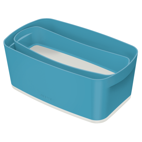 Opbevaringsboks MyBox S m/låg Cosy blå