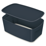 Opbevaringsboks MyBox S m/låg Cosy grå